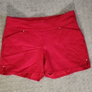 INC Women's Red Shorts Size 10